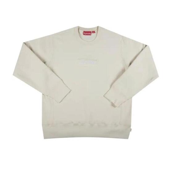 Supreme Box Logo Crewneck 'Natural'